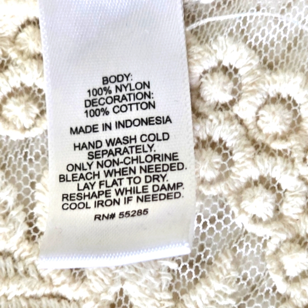 Express Cream Lace Women's Top size XS - Picture 7 of 13